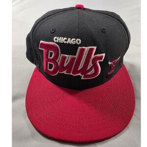 New Era Chicago Bulls 9FIFTY Snapback Wool Hat OSFM Black Red NBA Basketball